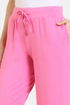 Zivame Lounge Knit Bottom - Pink Cosmos — thumbnail 5